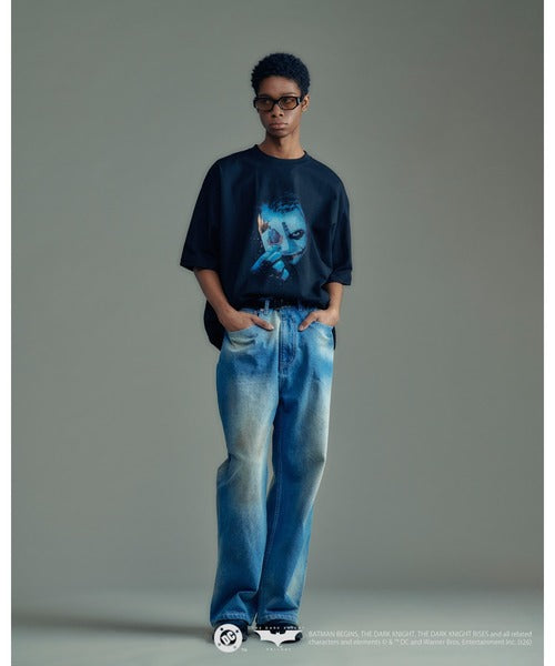 aged finish denim pant