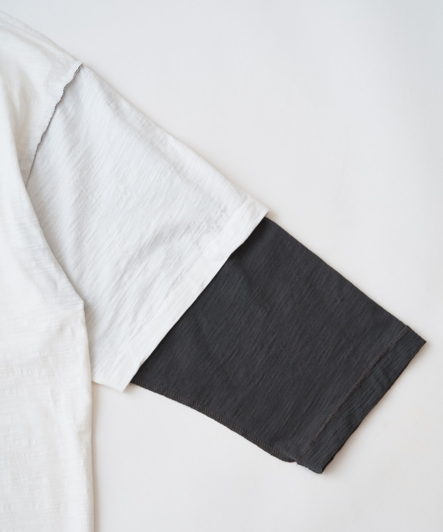 slub reversible two-tone 3/4 T