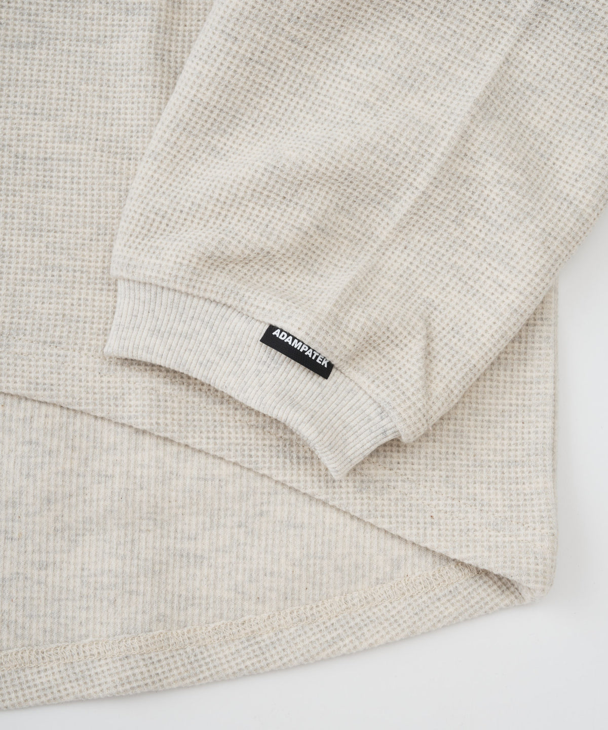【予約】waffle soft roundedhem loose shirt