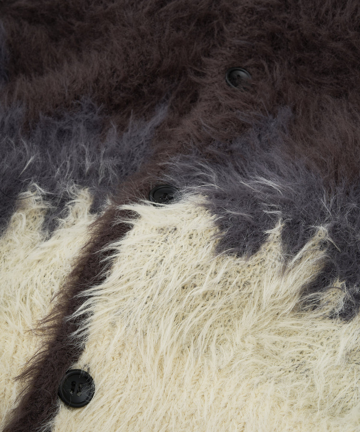 【予約】rough distortedchevron cardigan