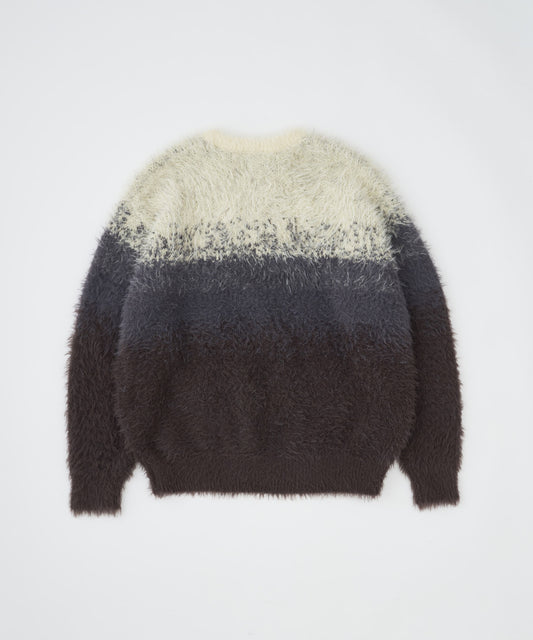 【予約】rough gradientborder crewneck