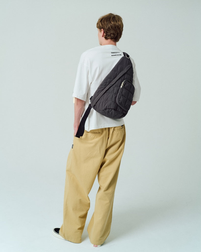 square quilt sling bag