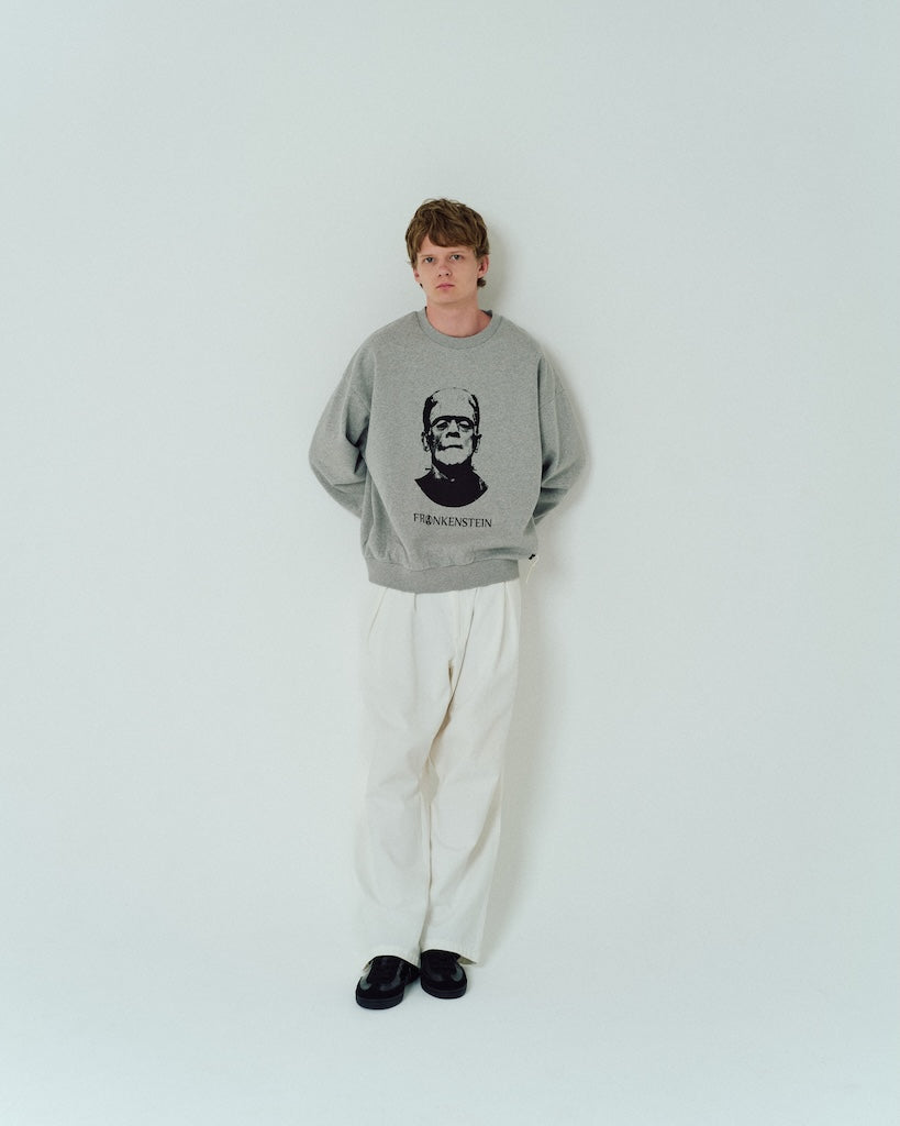 Frankenstein portrait crewneck