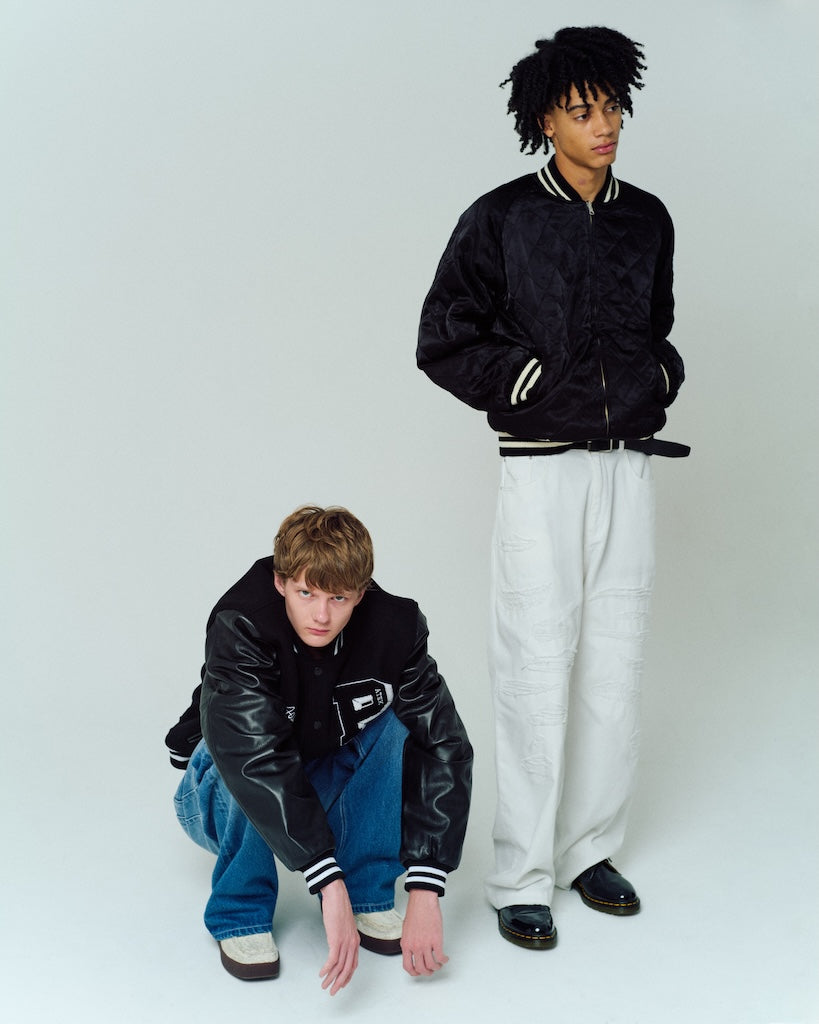 aged velour souvenir jacket