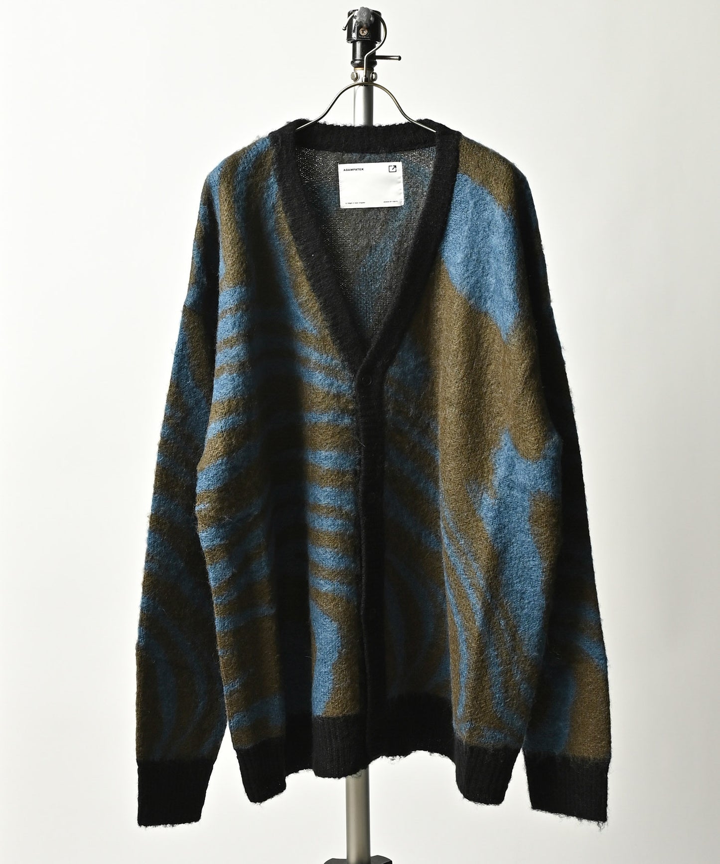 mohair mixed cardigan marble_ AP2221029_トップス
