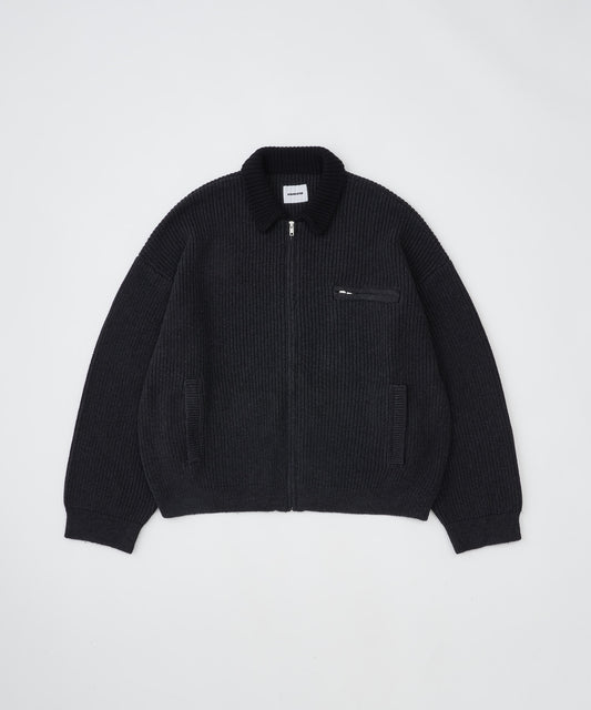 【予約】rough knitfabric work jacket