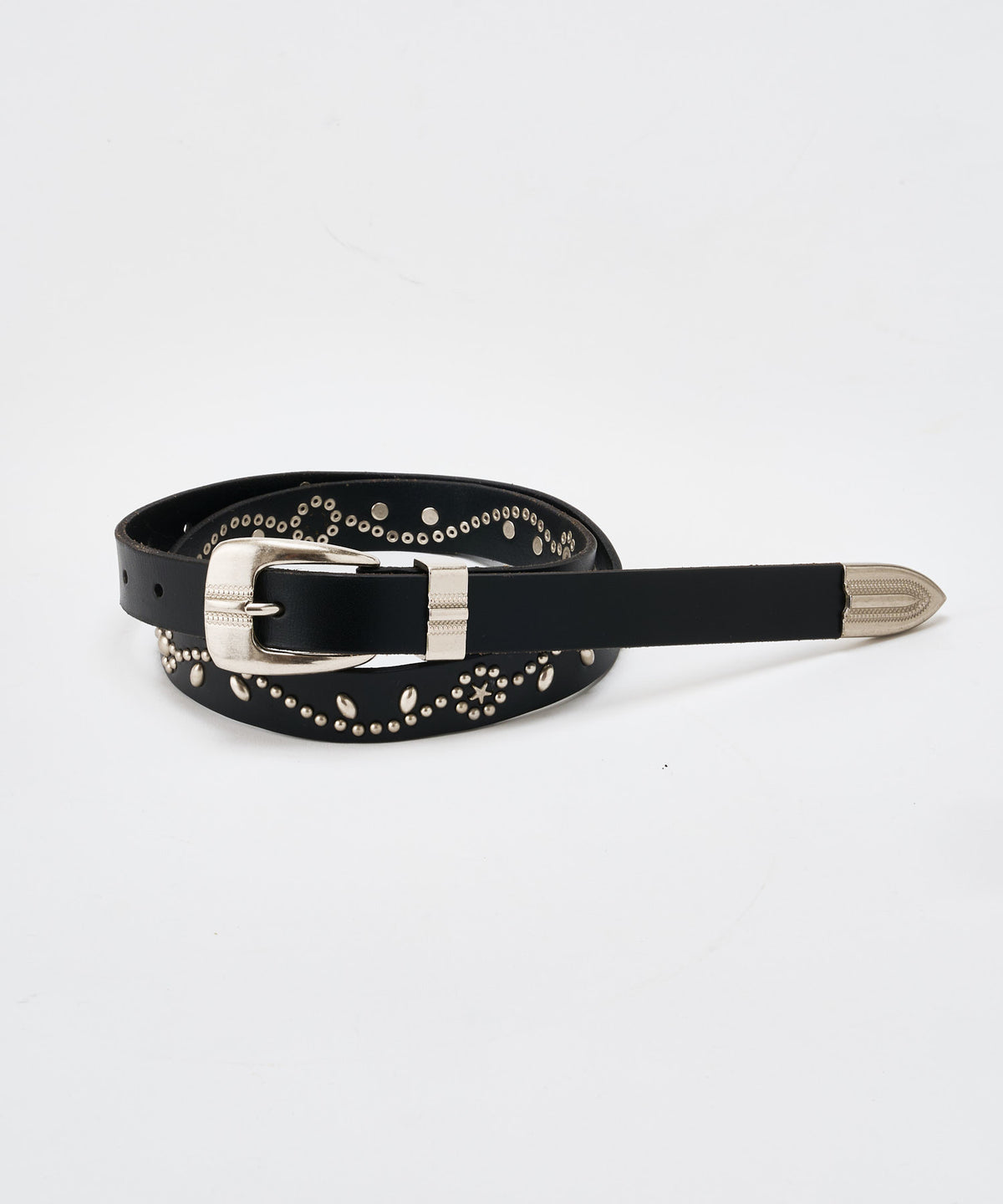 【予約】studded narrow belt