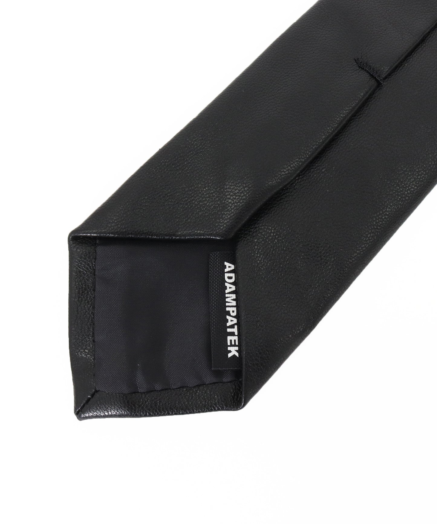leather narrow tie