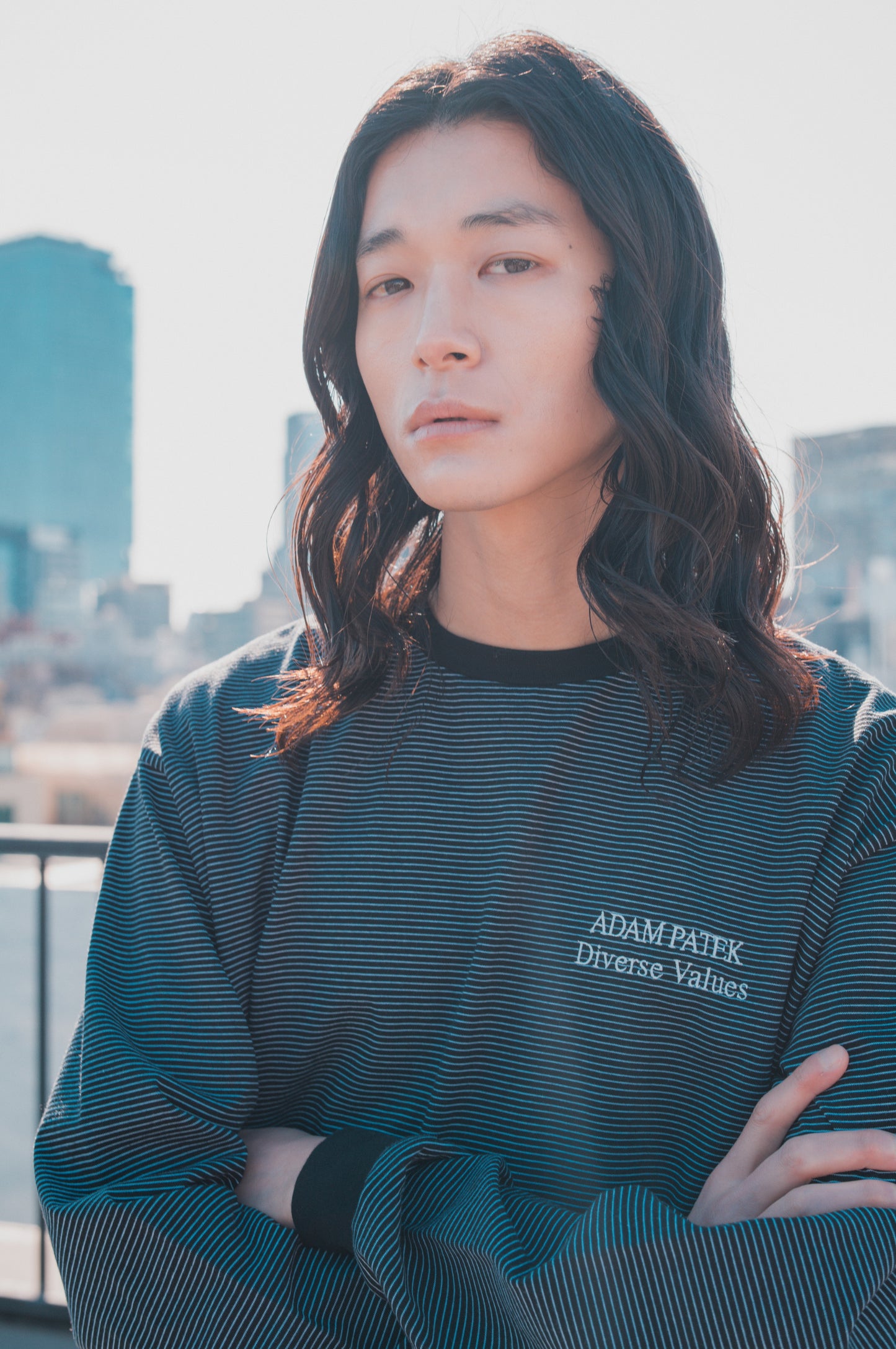 thin stripes long sleeve_AP2414011_ボーダーカットソー