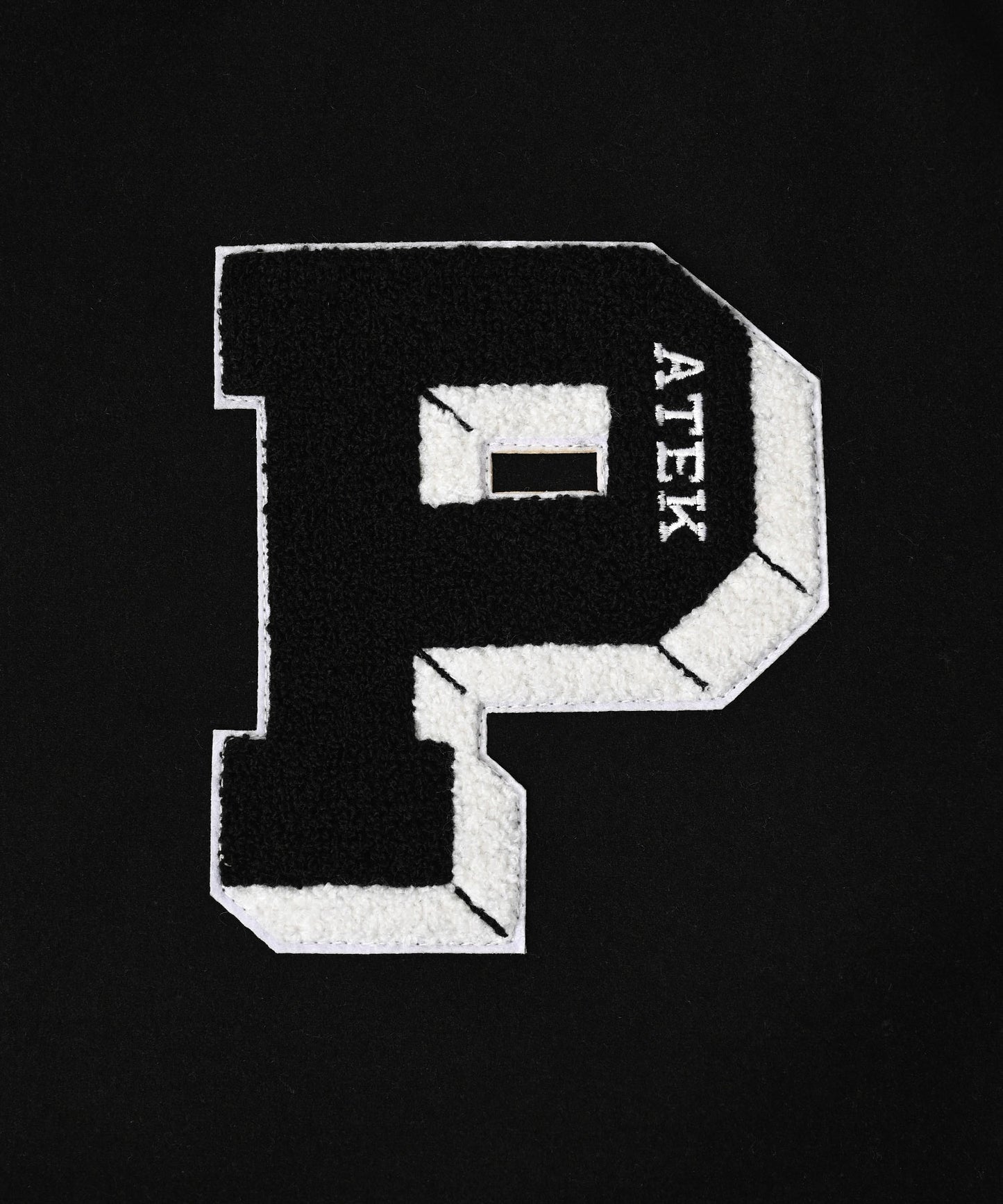 leather sleeves varsity jacket