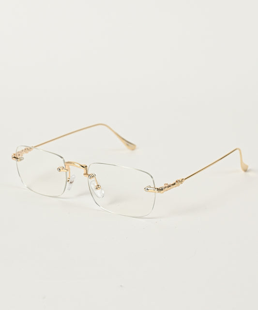 engraving rimless glasses _ AP2519051_ サングラス
