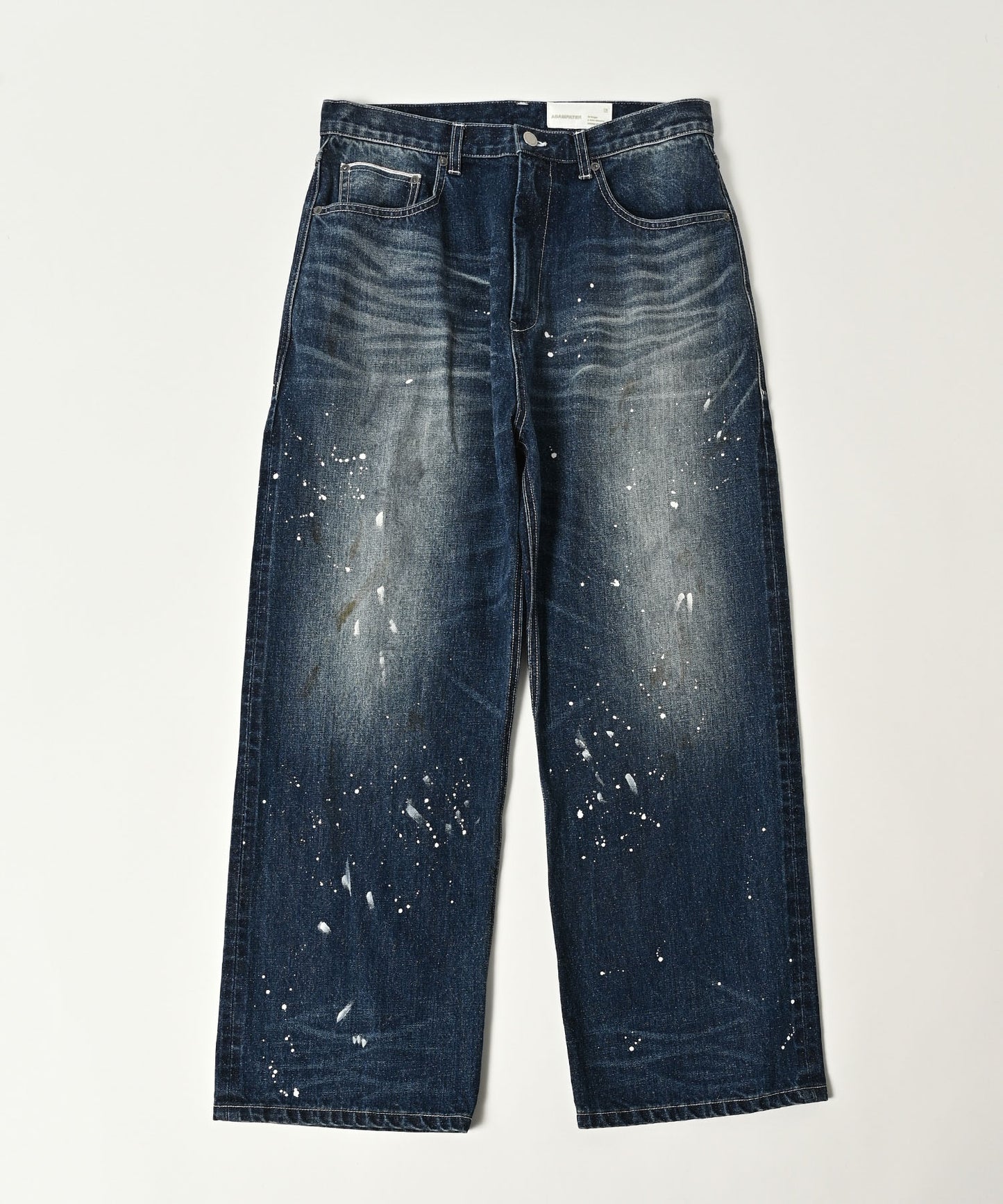 washed riot nep selvedge denim