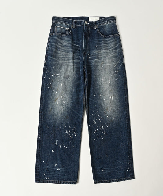 washed riot nep selvedge denim
