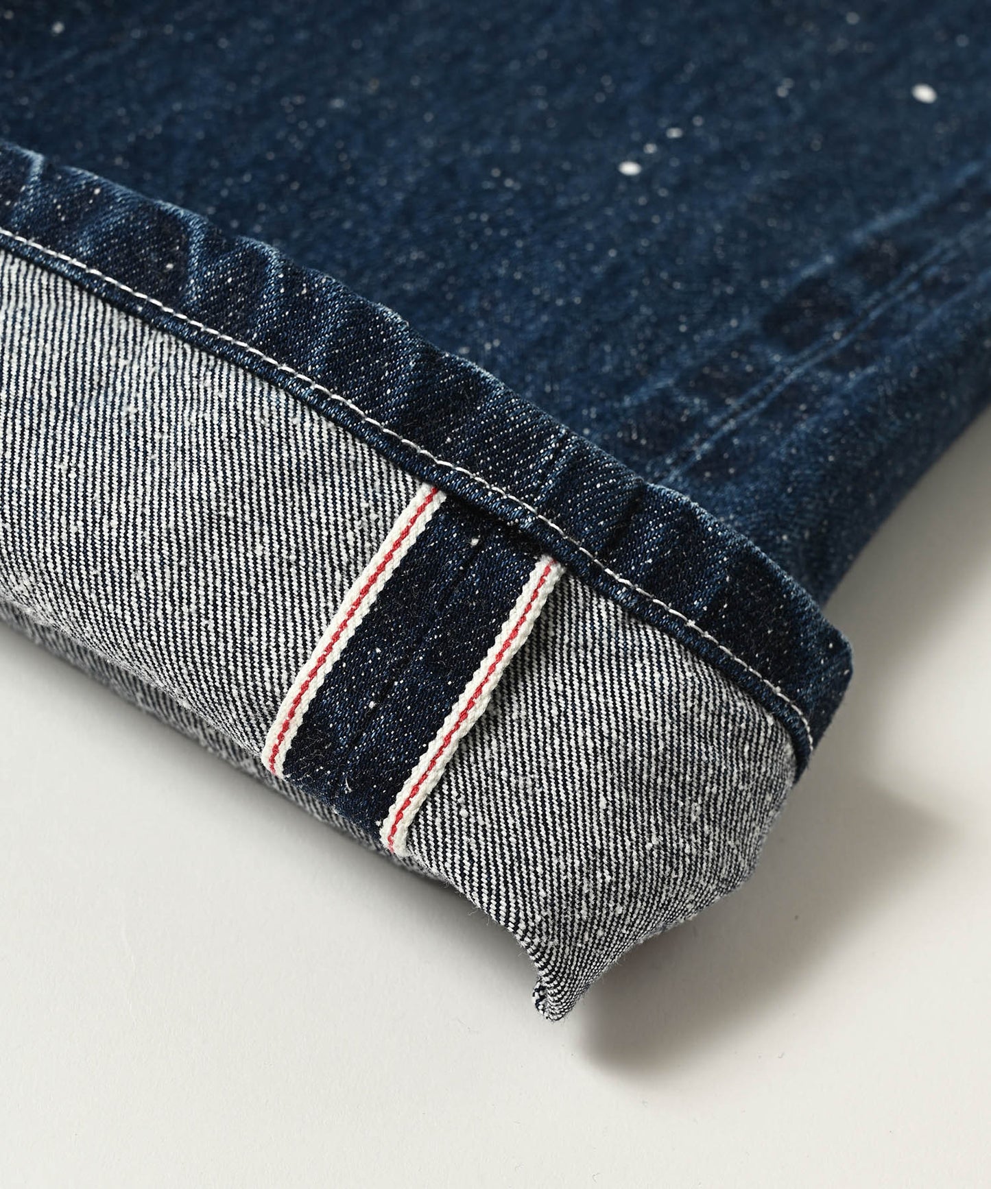 washed riot nep selvedge denim