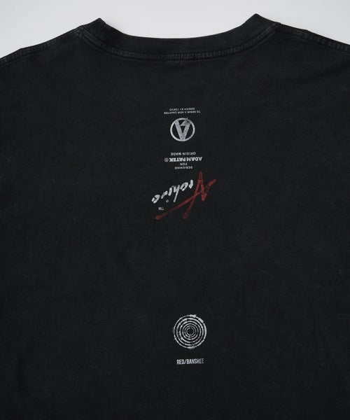RED:BANSHEE   SPIKE THRONE　Graphic short sleeve t-shirt