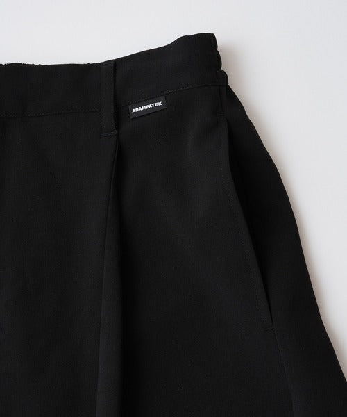 twill wide easy shorts