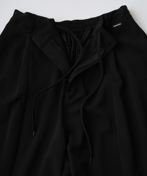 twill wide easy shorts