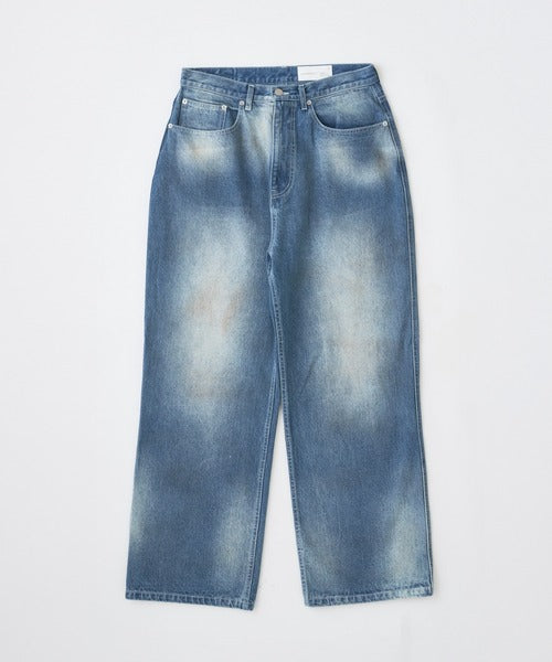 aged finish denim  pant