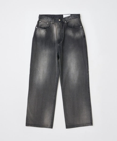 aged finish denim  pant