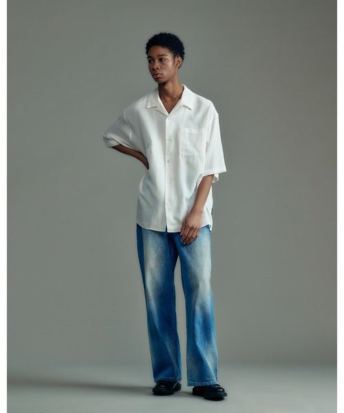 aged finish denim  pant