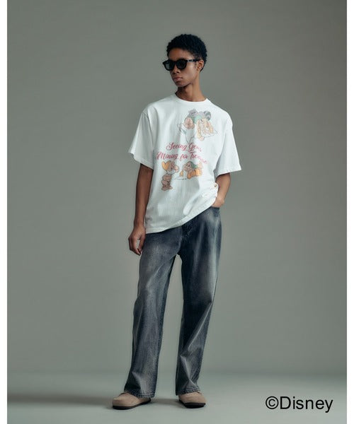 aged finish denim  pant