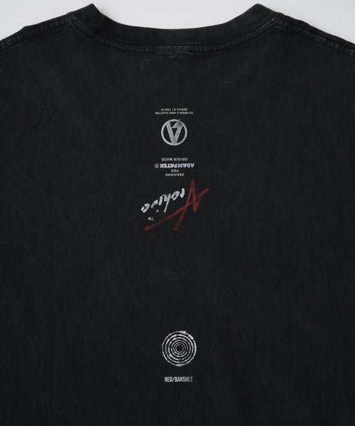 RED:BANSHEE　Ram Skull Graphic short sleeve t-shirt