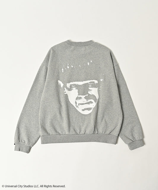 Frankenstein face print crewneck