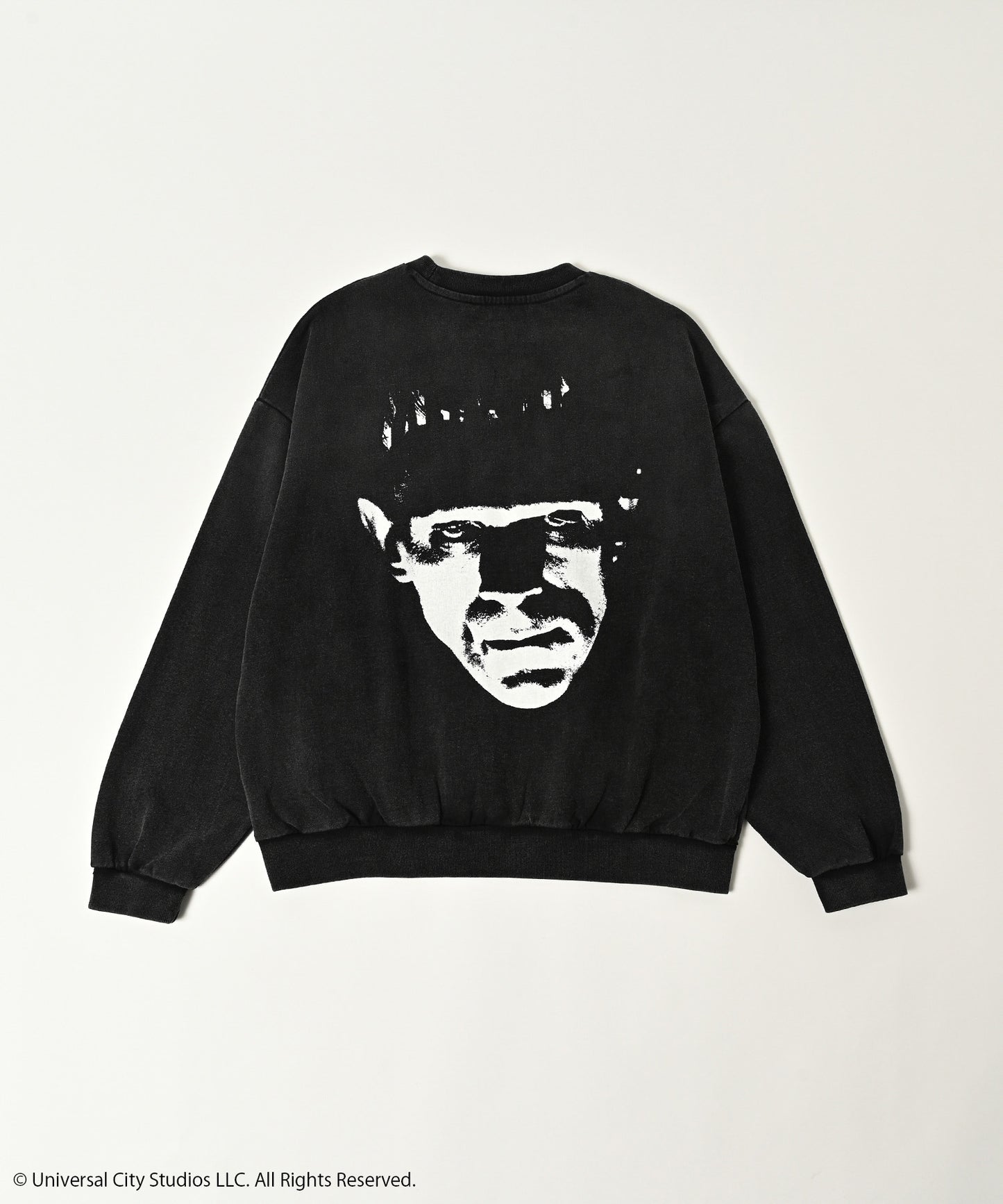 Frankenstein face print crewneck