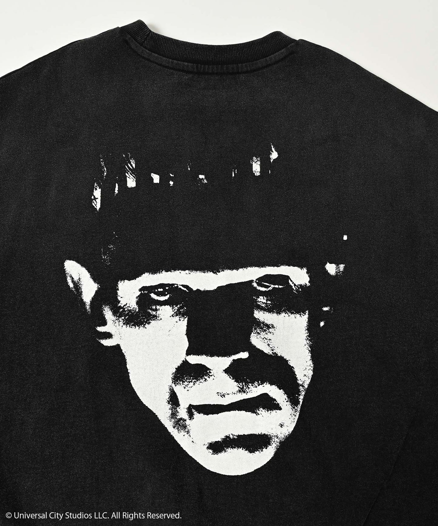 Frankenstein face print crewneck