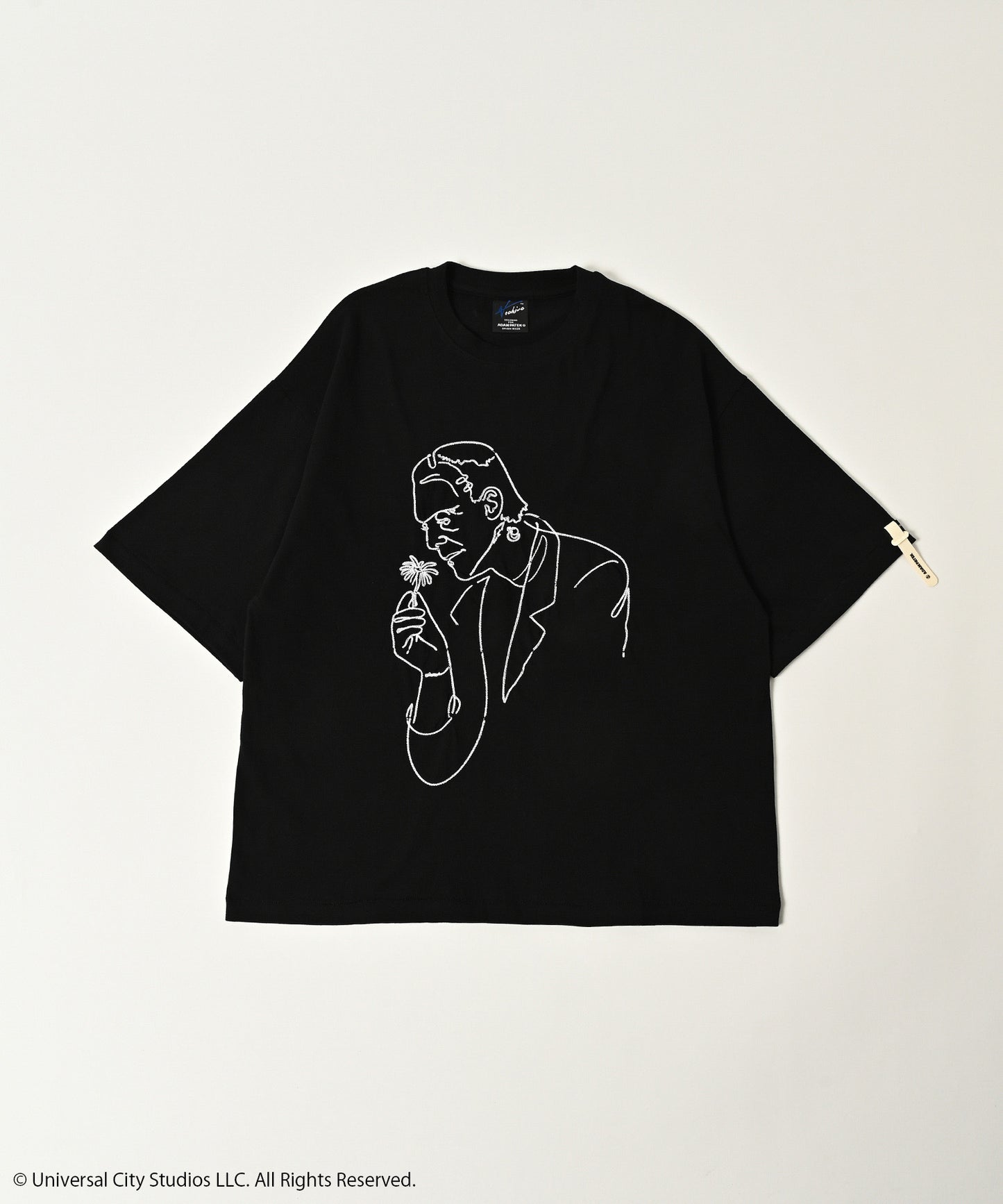 Frankenstein flower stitch T