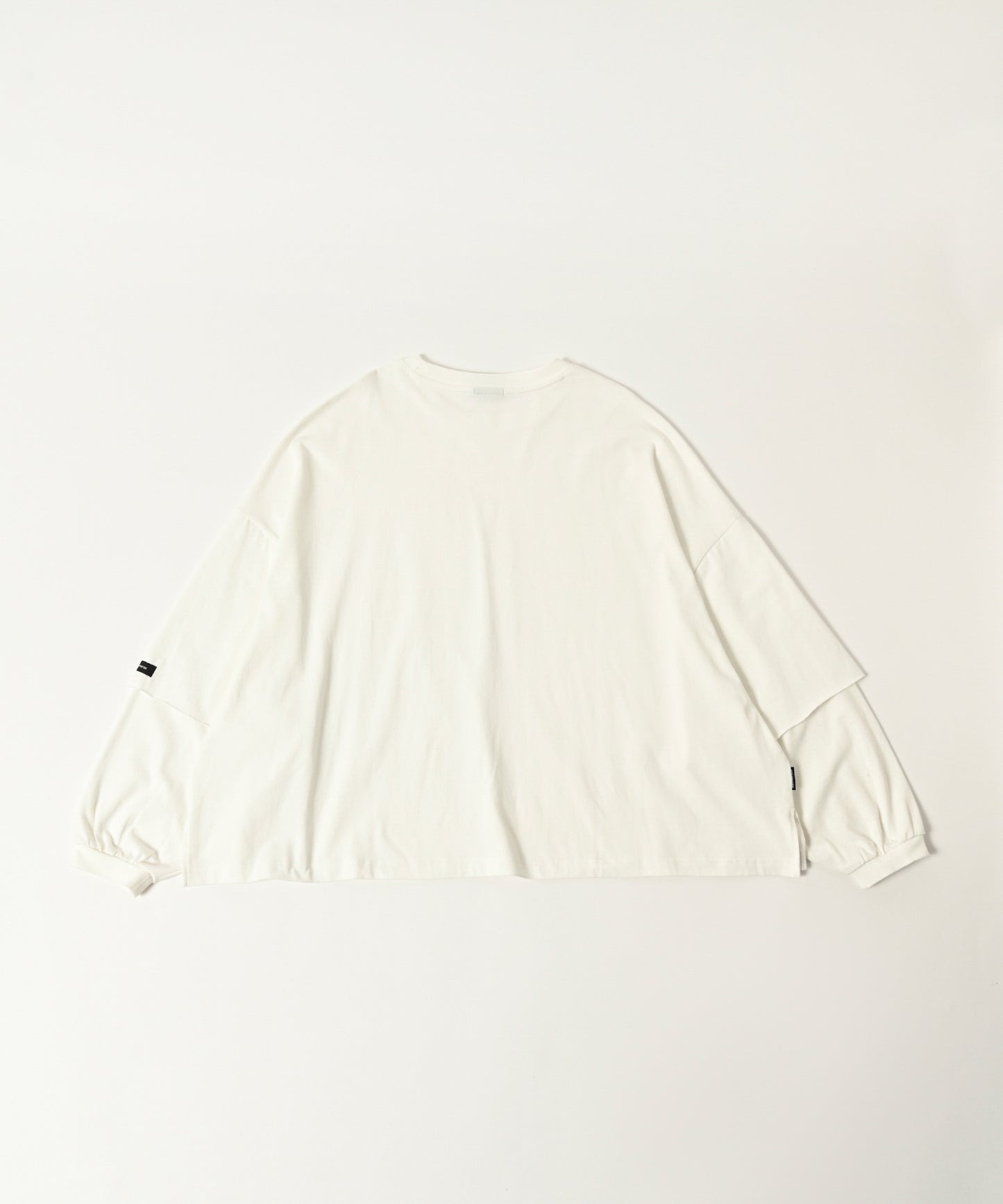 wide boxcut layered long sleeve