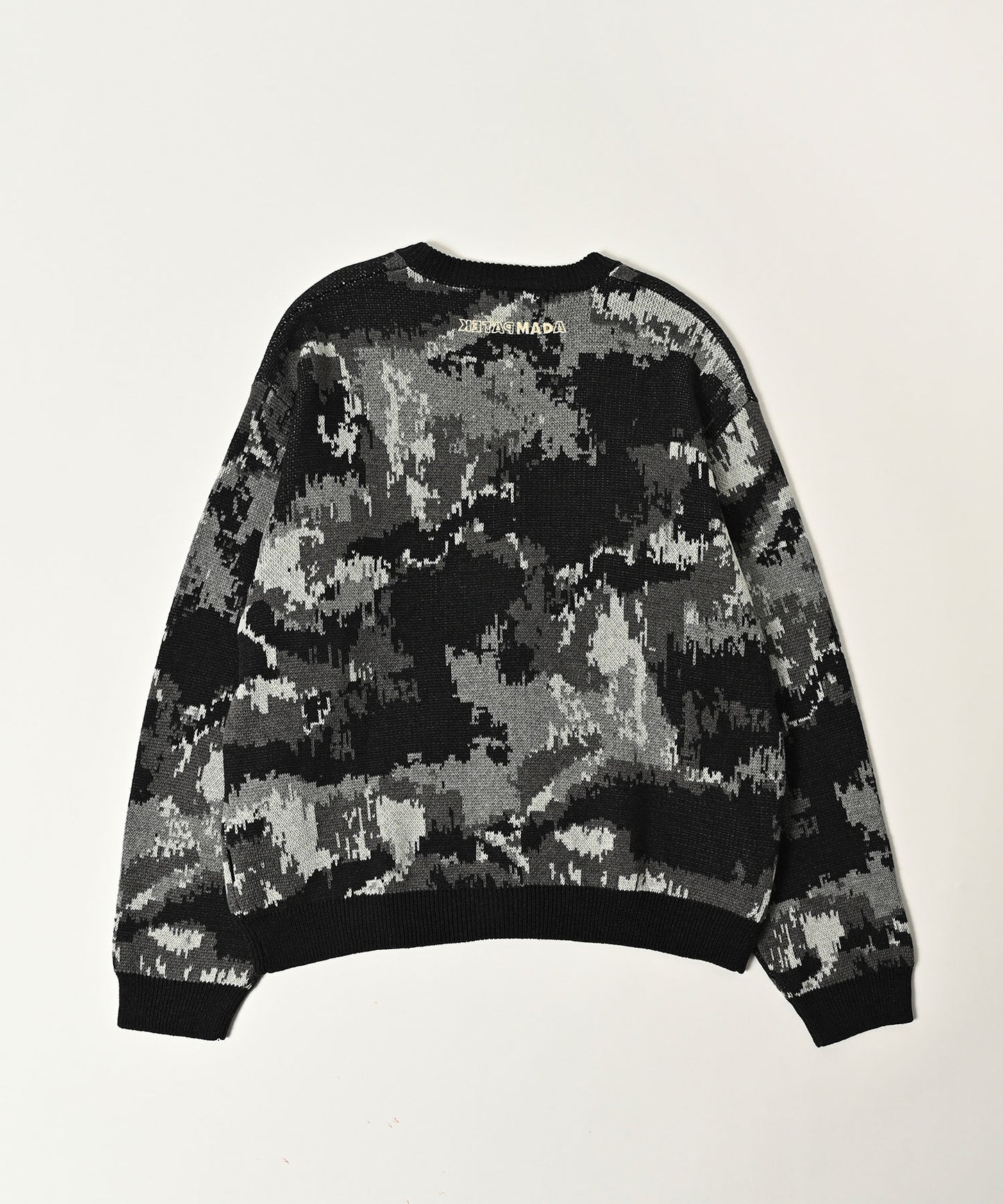 mad embroidered fade knit cardigan