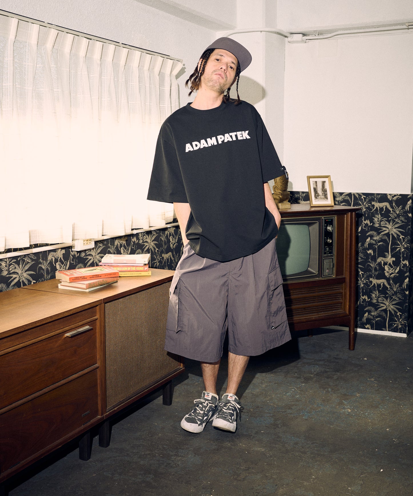 light nylon cargo shorts_AP2418029_ショートパンツ