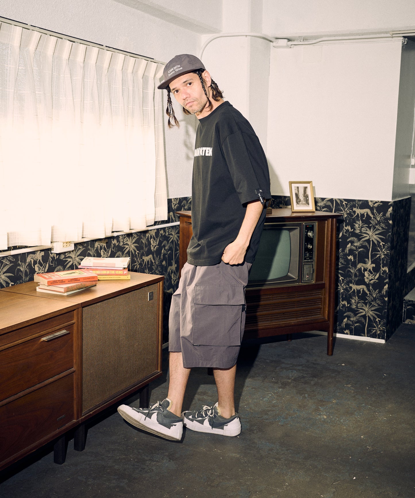 light nylon cargo shorts_AP2418029_ショートパンツ