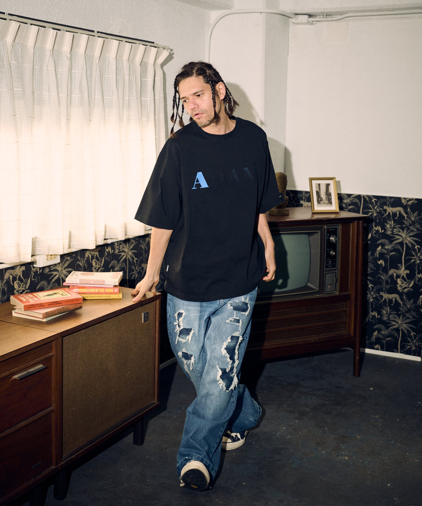 clash looose denim_AP2418016_デニムパンツ