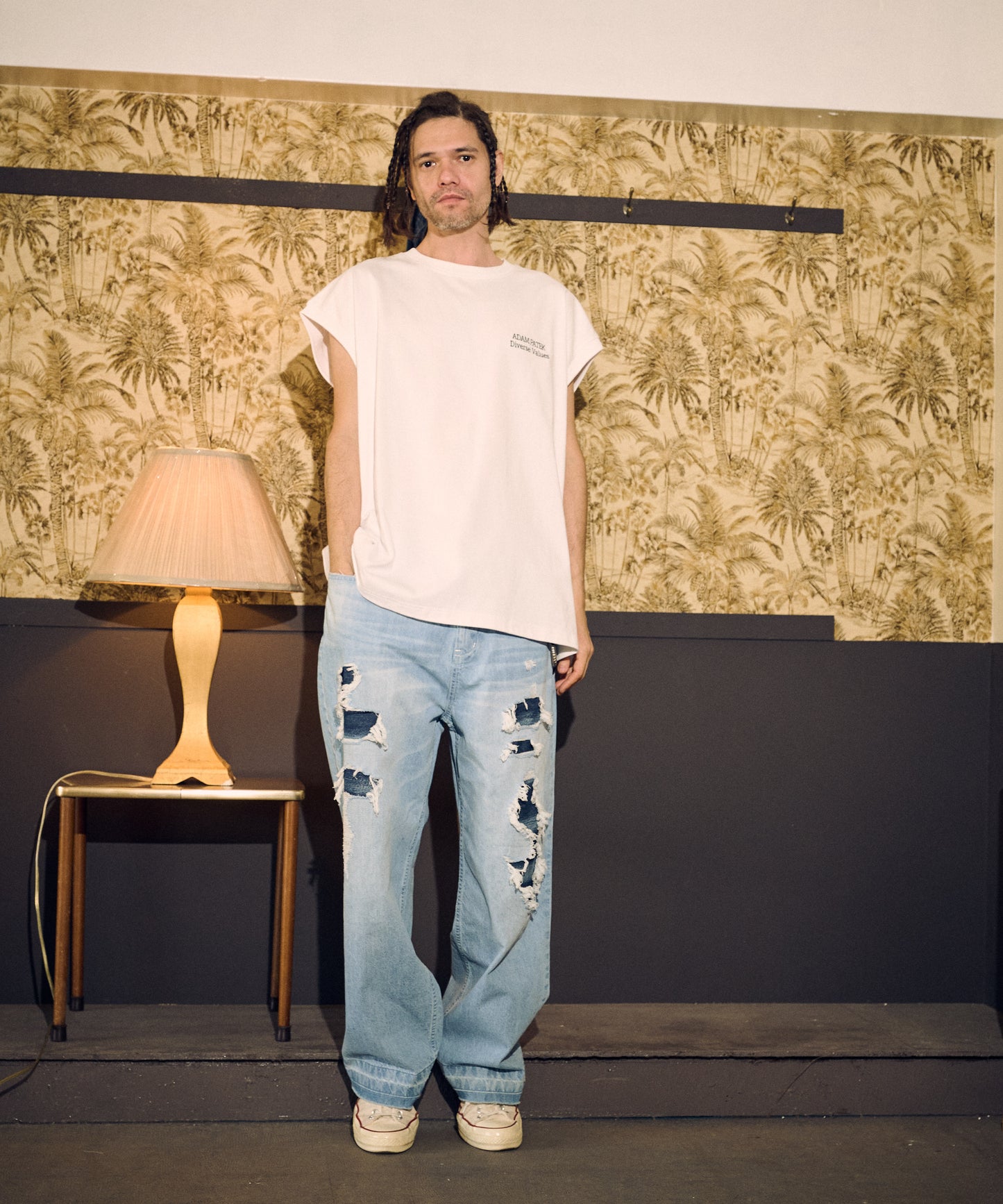 clash looose denim_AP2418016_デニムパンツ