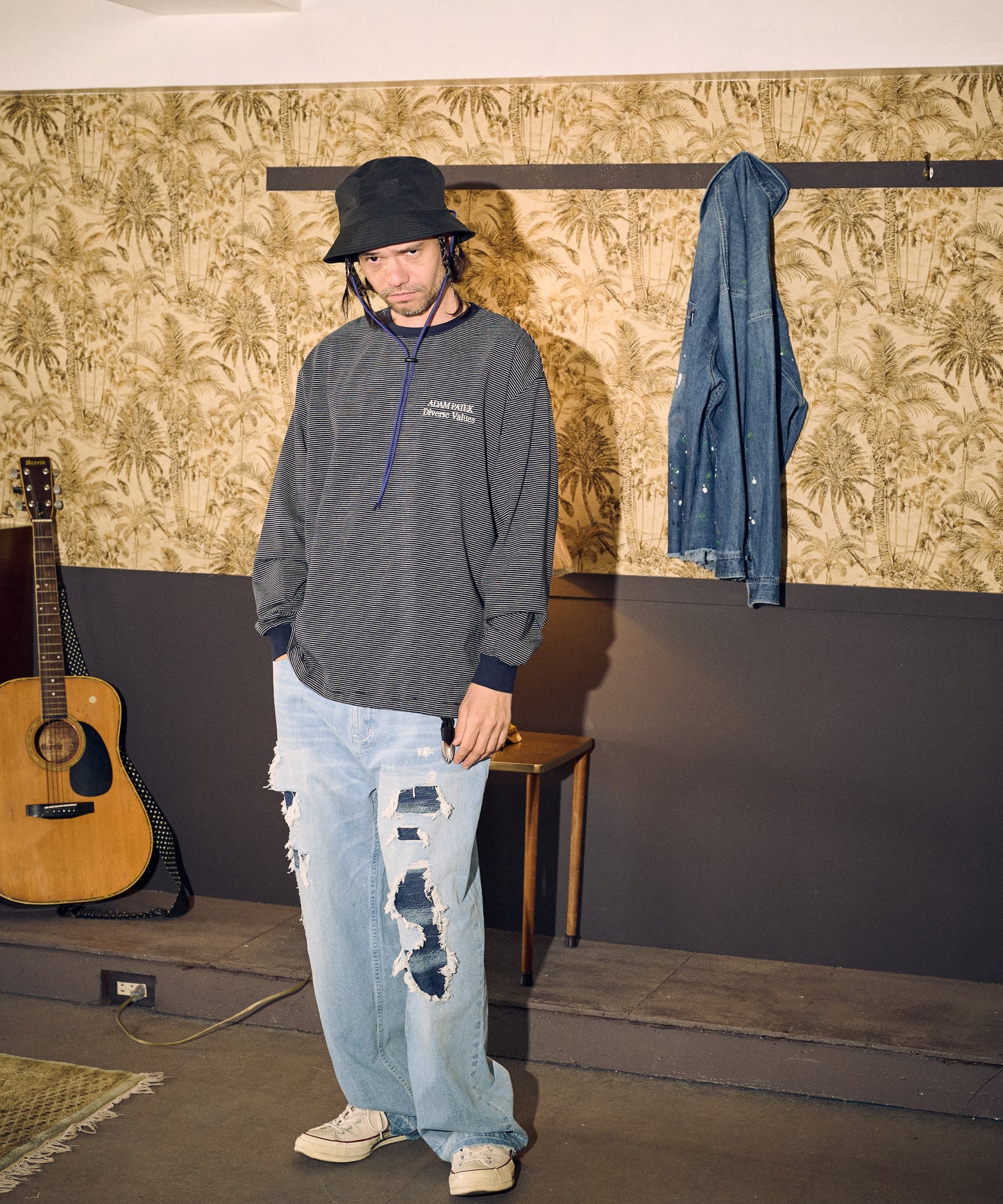 clash looose denim_AP2418016_デニムパンツ