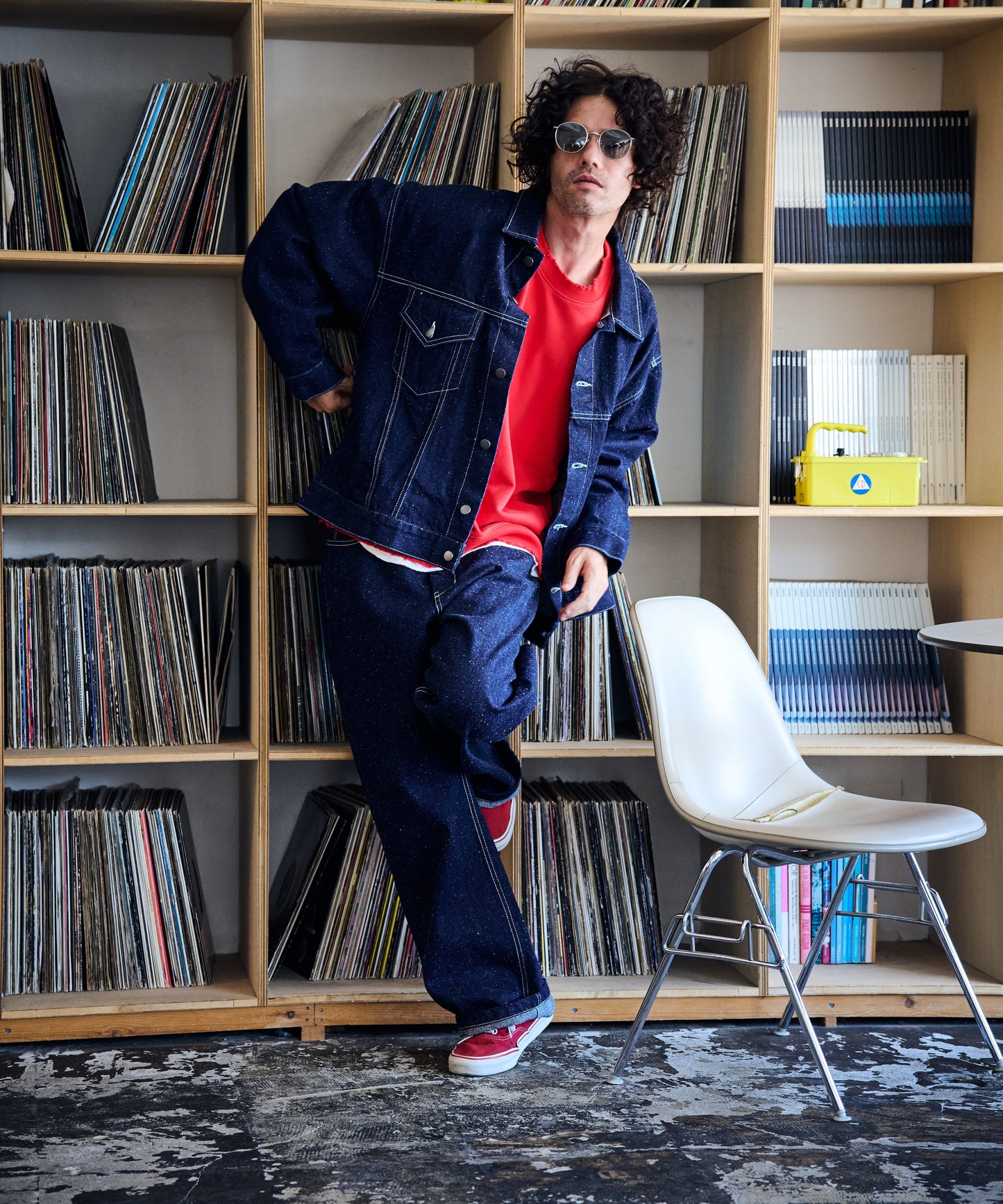 thick selvedge nep denim jacket_AP2423016_アウター