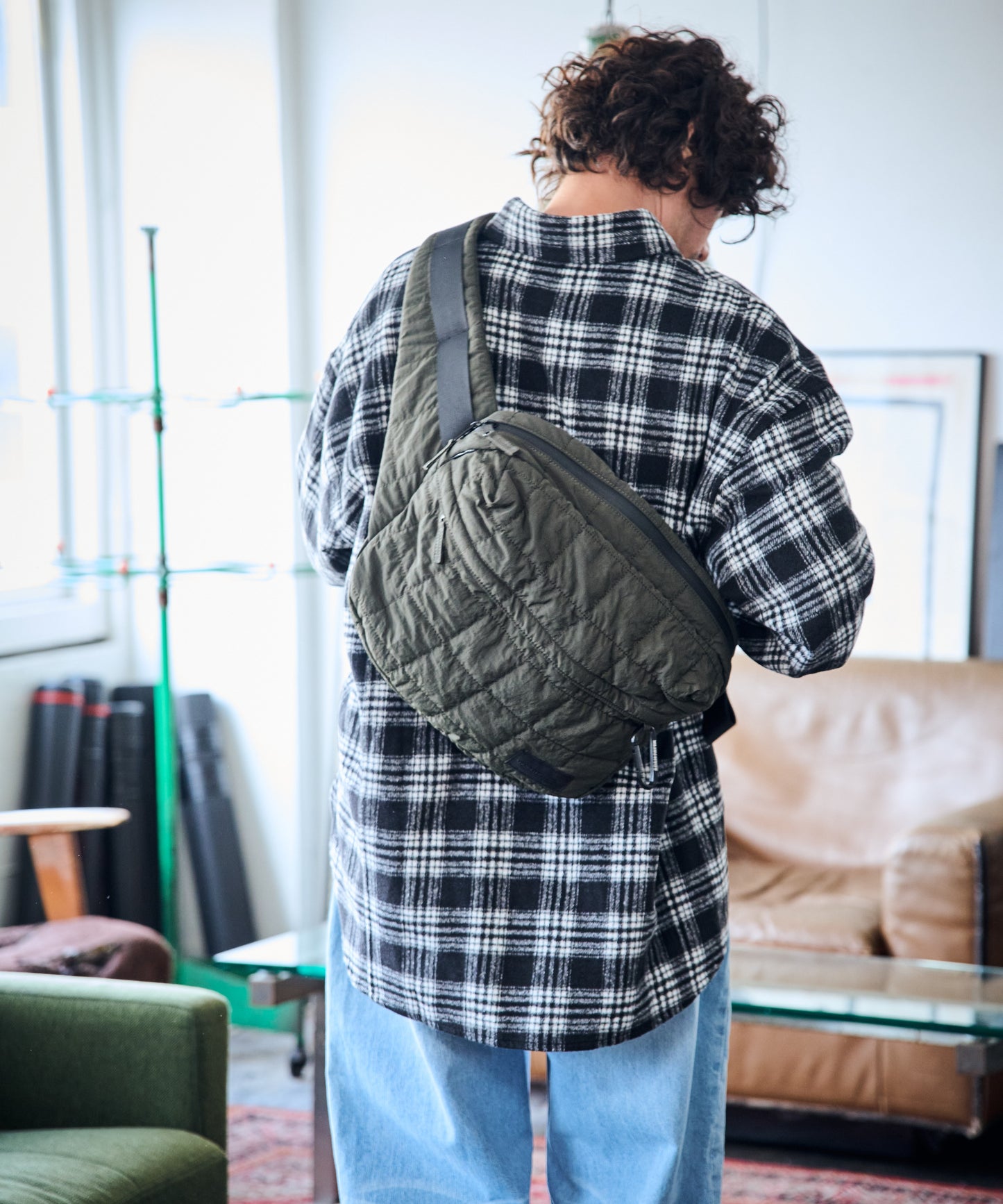 square quilt BIG body bag_AP2329006_バッグ