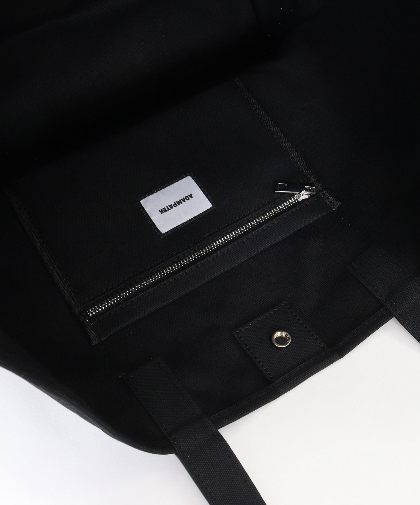 leather combi basic big tote bag