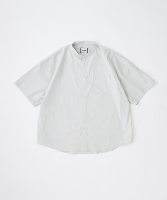 ap embroidery stand collar shirt