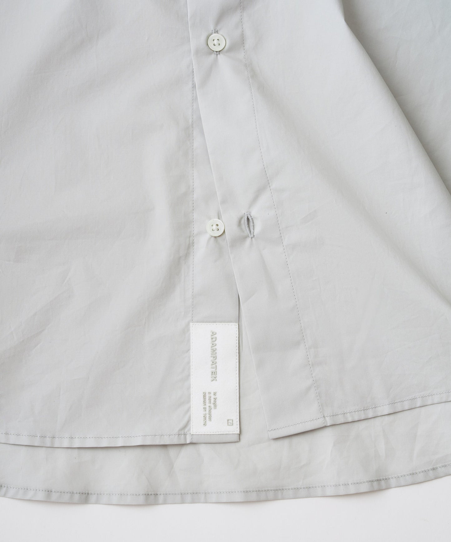 ap embroidery stand collar shirt