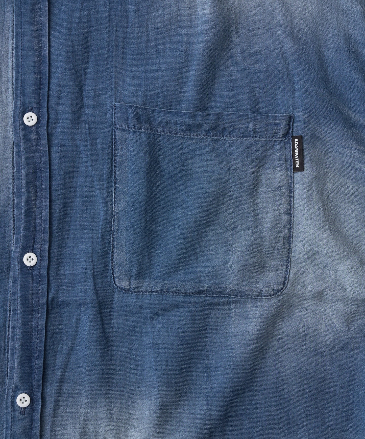aging sheer denim  shirt