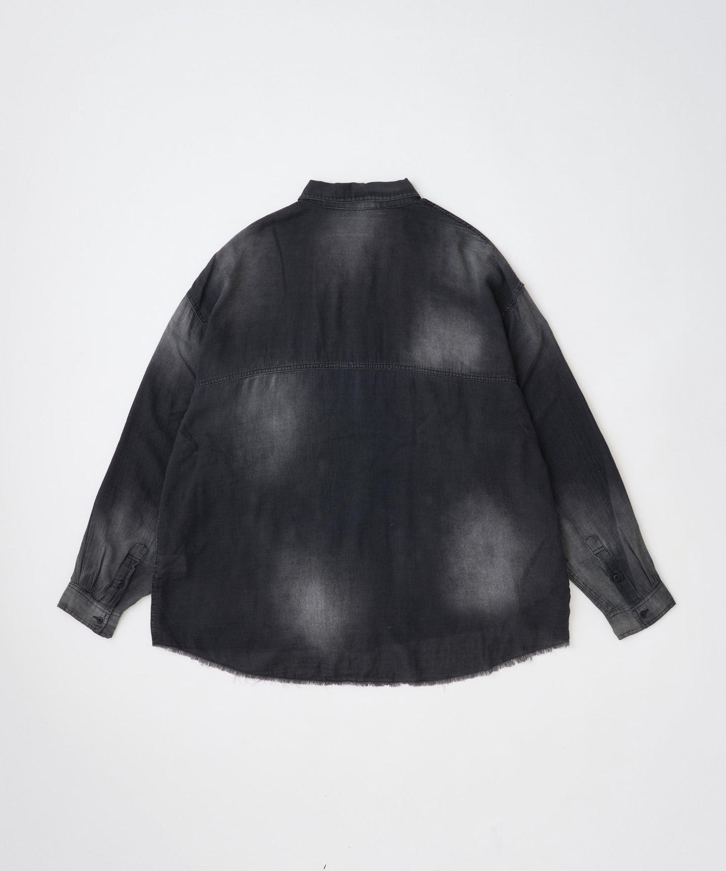 aging sheer denim  shirt