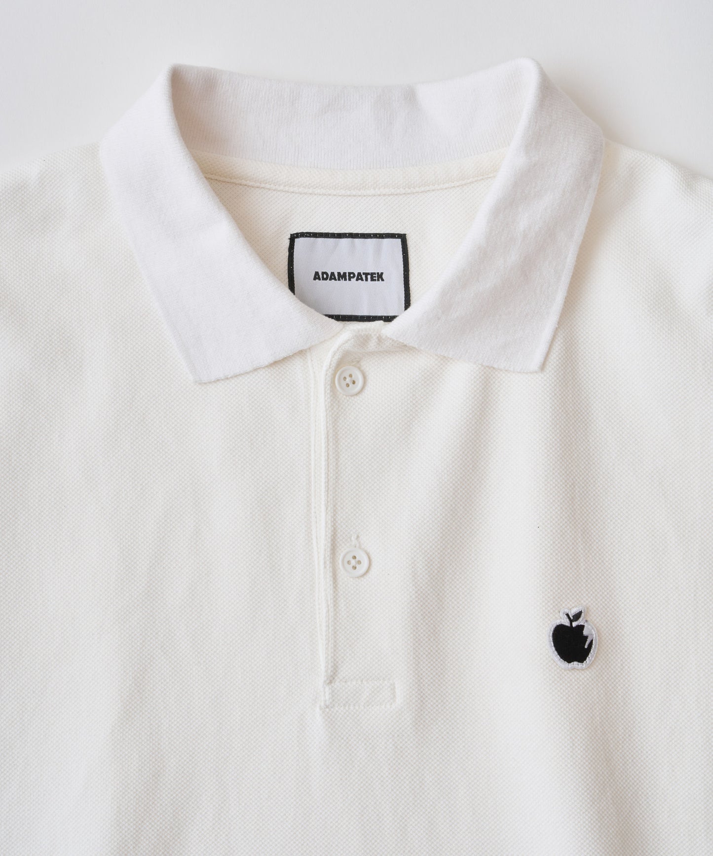 BITE APPLE patch polo shirt