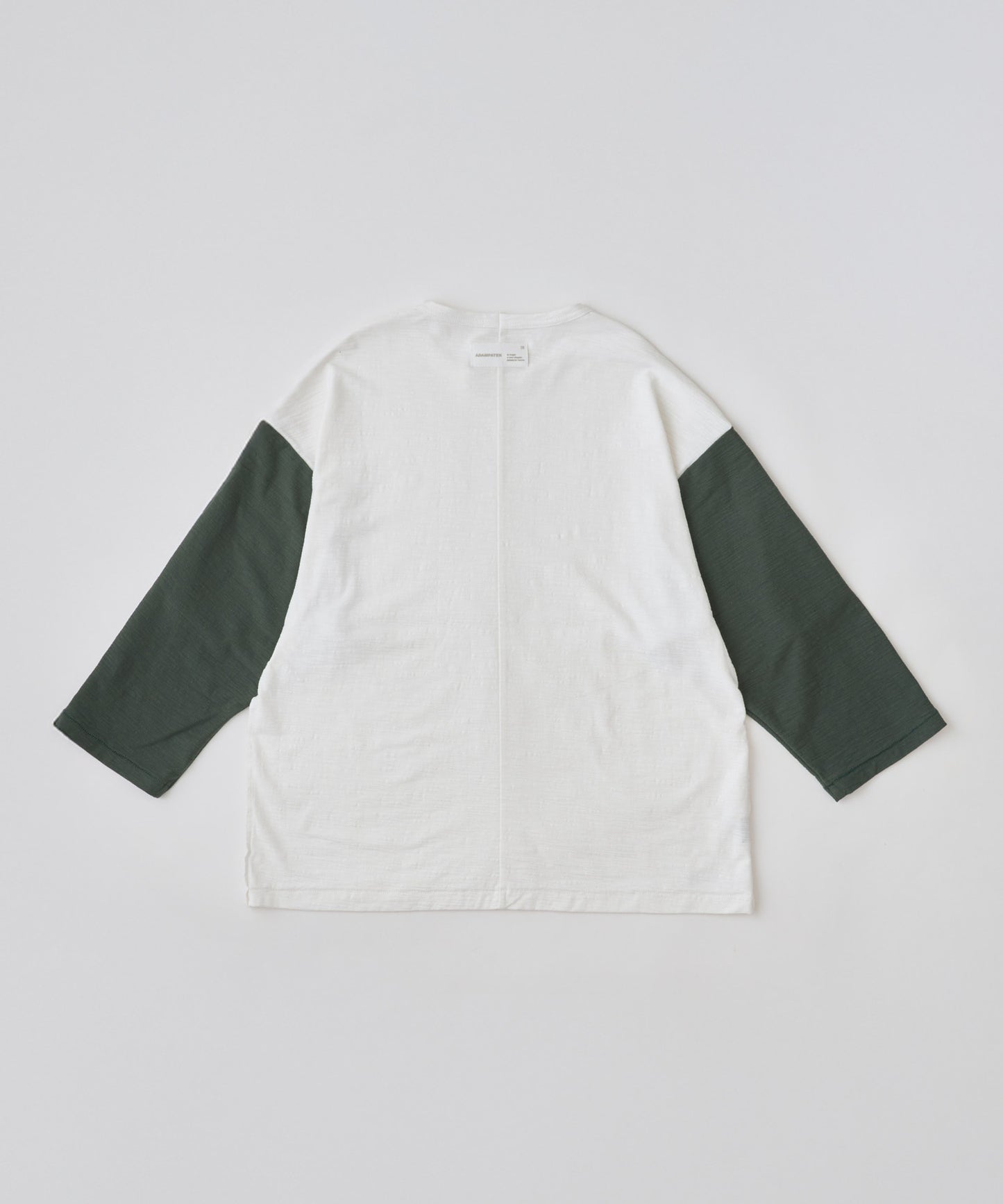slub reversible two-tone 3/4 T