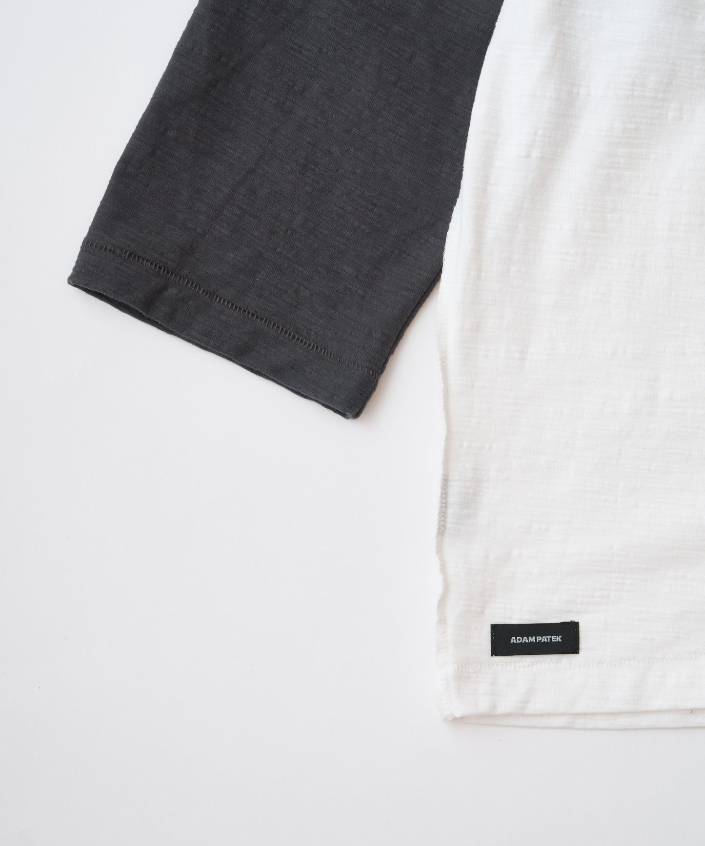 slub reversible two-tone 3/4 T