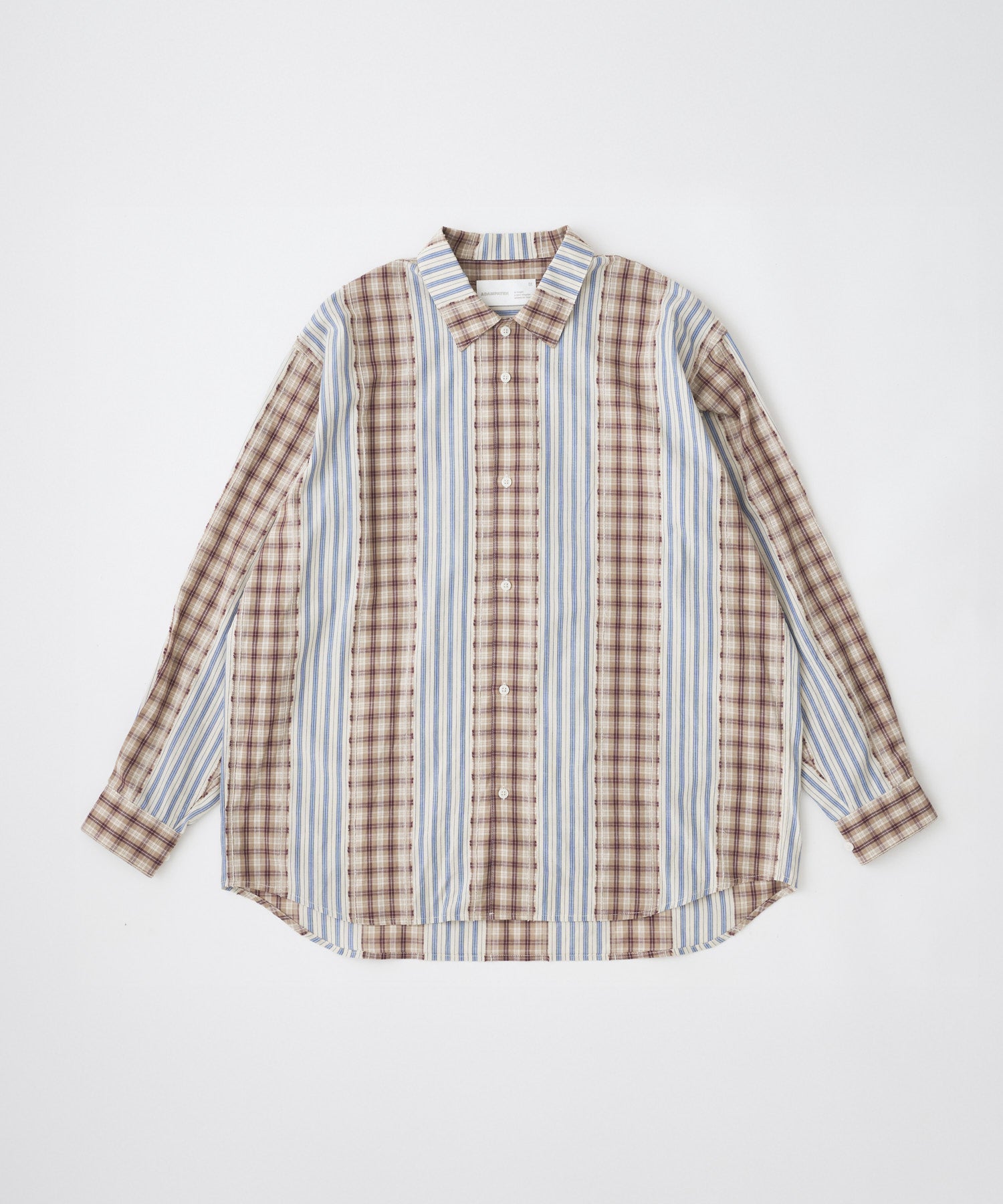 epa stripe shirt　新品未使用 jacquard check-stripe shirt – ADAMPATEK