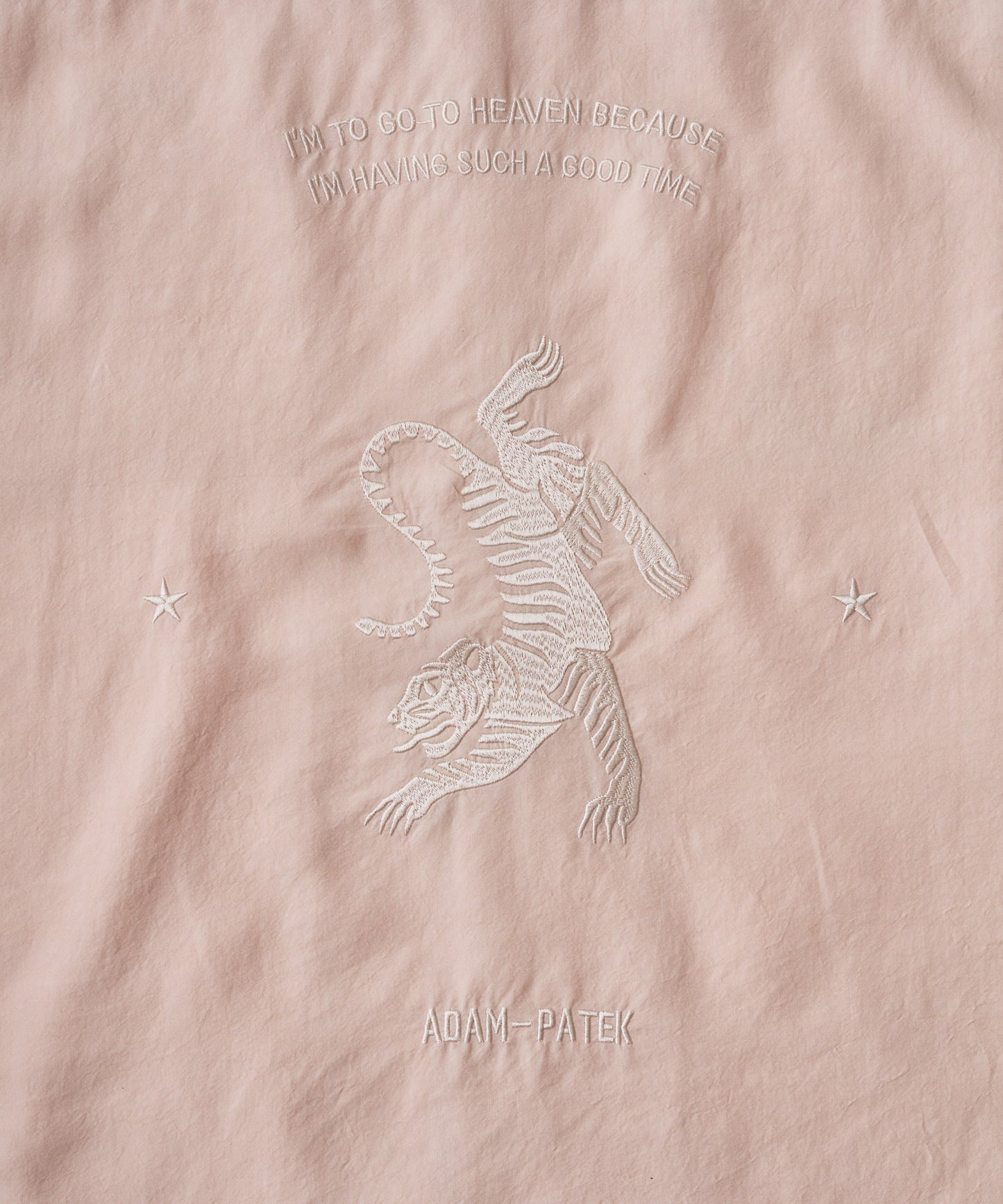 tiger embroidery short sleeve shirt