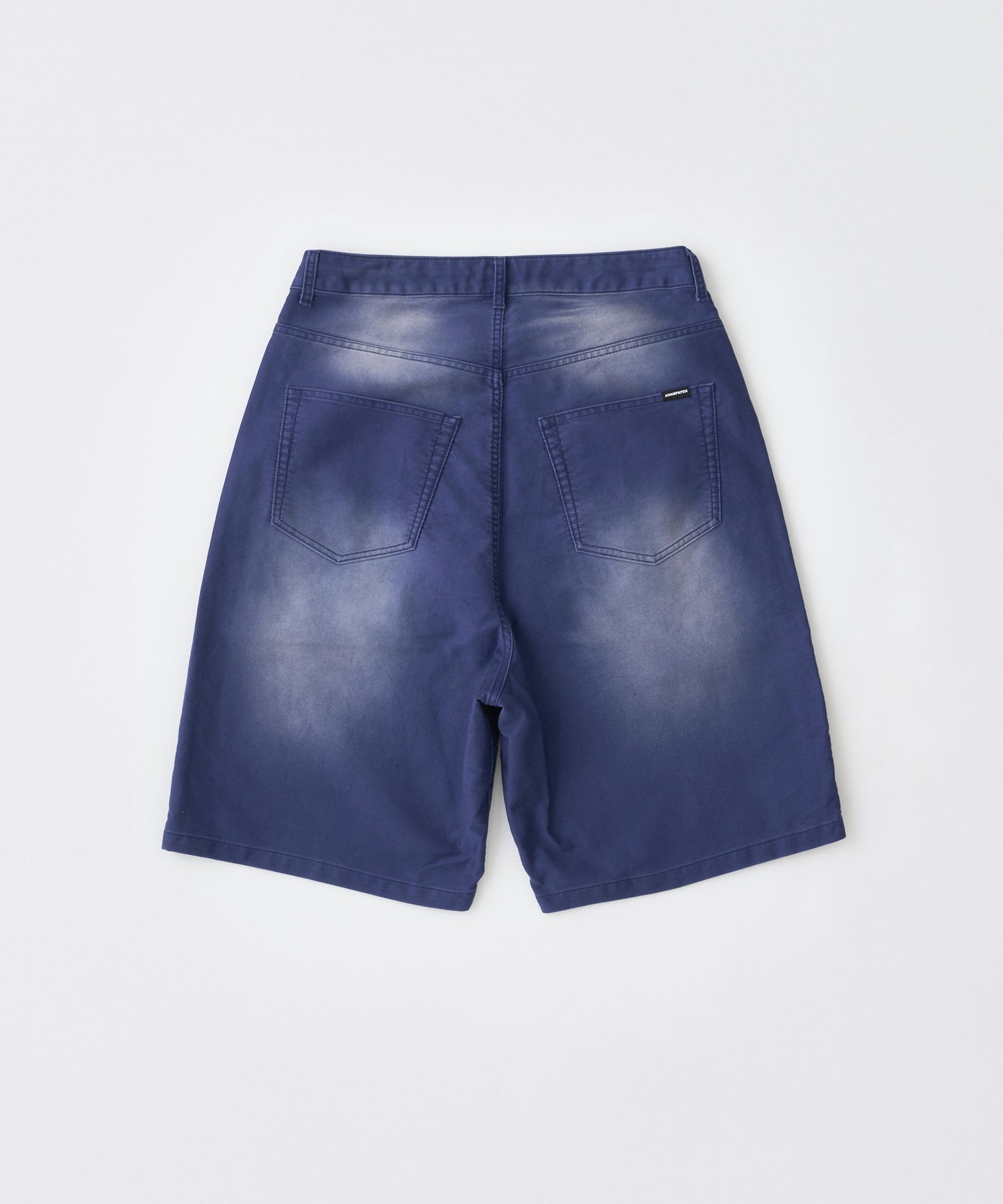 blasted light moleskin wide shorts